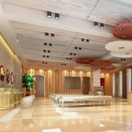 Lampa tuba CHLOE czarna złote oczko GU10 Spectrum