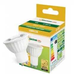 Żarówka LED GU10 6W 230V 45° neutralna NW SPECTRUM