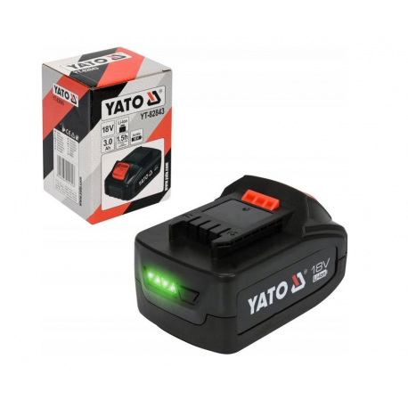 18V Li-ion 3.0Ah Rechargeable Battery YT-82843 Yato