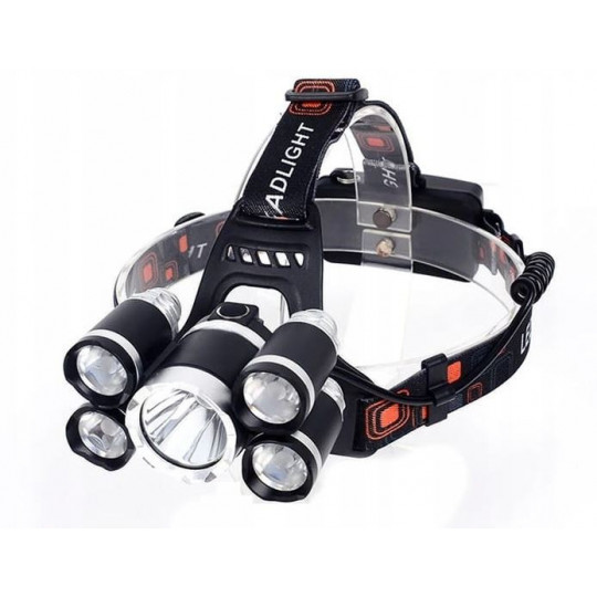 ZOOM CREE XM-L T6 AZARIS LED headlamp flashlight