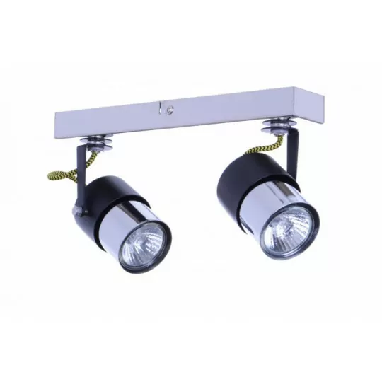 VERDI-2 black chrome yellow GU10 wall and ceiling lamp Vitalux VERDI-2 black chrome yellow GU10 wall and ceiling lamp Vitalux