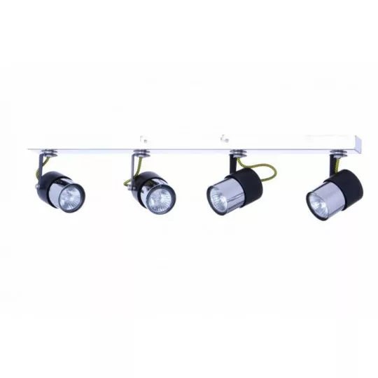 VERDI-4 black chrome yellow GU10 wall and ceiling lamp Vitalux VERDI-4 black chrome yellow GU10 wall and ceiling lamp Vitalux