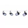 VERDI-4 black chrome yellow GU10 wall and ceiling lamp Vitalux