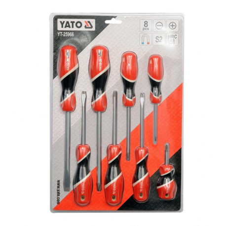 Zestaw wkrętaków kpl.8szt. YT-25966 Yato