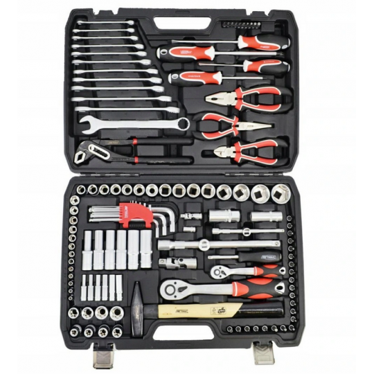 AWTools wrench set 122 items 1/2", 1/4" AW39122