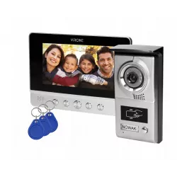 Videophone set 7 "key ring reader CHARON VDP-40 sil BAX