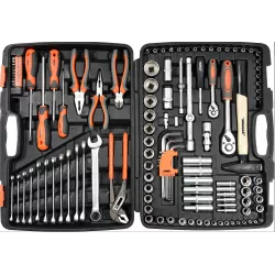 Zestaw narzędziowy 1/2" 1/4" 122 el. 58690 STHOR