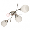 Lampa sufitowa plafon CAZZAGO-3 satin/nick E27 Vit