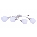 CAZZAGO-4 satin/nick E27 Vit ceiling plafond lamp