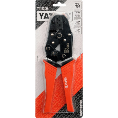 Pliers for crimping connectors 0,5-6mm YT-2300 Yato