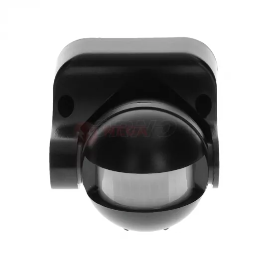 Czujnik ruchu z pionową regulacją 180°, IP44 OR-CR-201/Black Orno