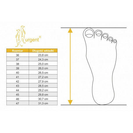 Buty robocze wysokie ocieplane Urgent 006641 R.42