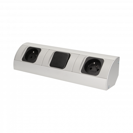 Furniture socket 2x with switch 230V ORNO
