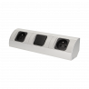 Furniture socket 2x with switch 230V ORNO