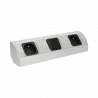 Furniture socket 2x with switch 230V ORNO