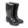 L3070145 men&#39;s black PVC wellingtons size 45 LAHTI