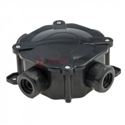 Hermetic box IP67 PG16 (5x4) A.0035C black PAWBOL