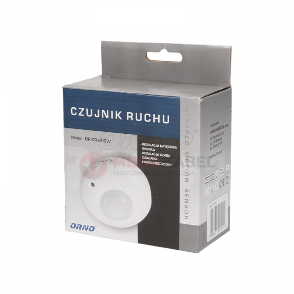 Motion sensor 360° IP20 black OR-CR-203/B Orno