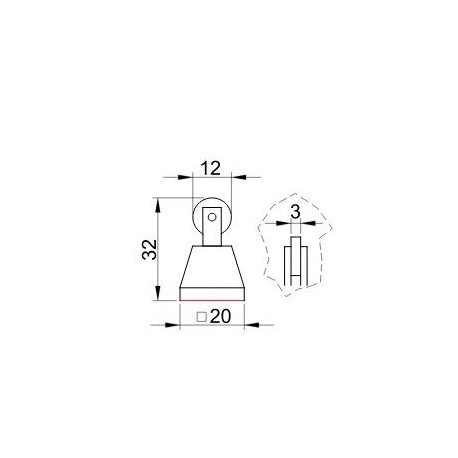 Tracon limit switch with roller pick-up 2xCO 5A LSME8112