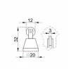 Limit switch with roller picker 2xCO 5A LSME8112 TRACON