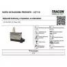 Limit switch with pin and buffer LS7110 TRACON