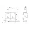 Limit switch with pin and buffer LS7110 TRACON