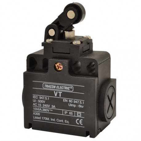 Limit switch with tone and roller 3A VT121 TRACON