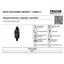 Limit switch with pin and buffer 2xCO 5A LSME8111 TRACON