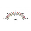 Wyłącznik krańcowy z regulowańa dźwignią i rolka 6A/250V VT118 TRACON