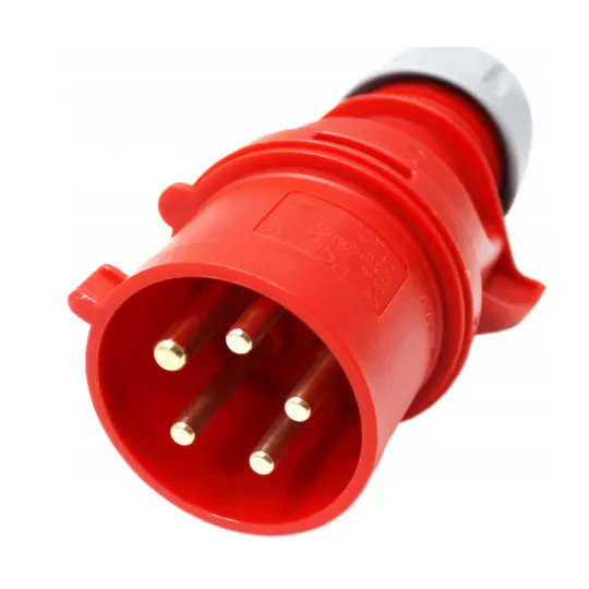 Wtyczka siłowa prosta 32A 5B IP44 204-TLS/025-6