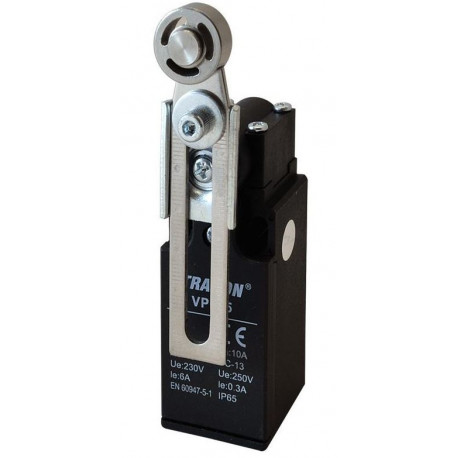 Limit switch with adjustable lever and roller 6A/250V VP145 TRACON