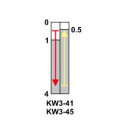 Wyłącznik krańcowy mikro z dźwignią i rolką KW3-41 TRACON