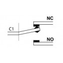 Wyłącznik krańcowy mikro z dźwignią sprężynową  KW3-21 TRACON