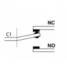 Micro limit switch with lever and roller KW3-51 TRACON