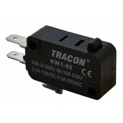 Wyłącznik krańcowy mikro 16A 250V 4,8x0,8mm KW3-05 TRACON
