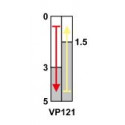 Wyłącznik krańcowy z dźwignią i rolką 6A/250V IP65 VP121 TRACON