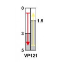 Limit switch with lever and roller 6A/250V IP65 VP121 TRACON