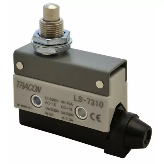 Wyłacznik krańcowy z trzpieniem ze zderzakiem LS-7310 10/250V TRACON