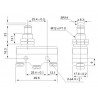 LS15GQ-B 15A/250 TRACON long stem limit switch