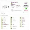 Lampa plafon DROPS LED C 24W + pilot 03865 Struhm