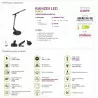 RAMZES LED 7.5W desk lamp black 03899 Struhm