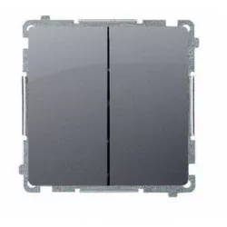 Simon Basic łącznik świecznikowy BMW5.01/43 srebrn