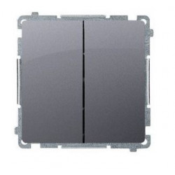 Simon Basic candle switch BMW5.01/43 silver