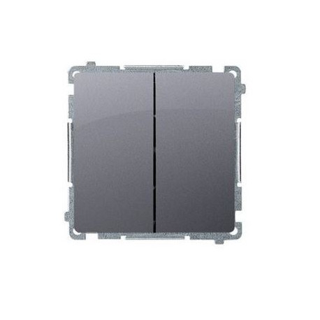 Simon Basic łącznik świecznikowy BMW5.01/43 srebrn