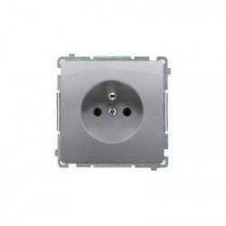 Simon Basic single socket BMGZ1.01/43 silver