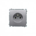 Simon Basic single socket BMGZ1.01/43 silver