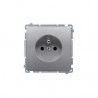 Simon Basic single socket BMGZ1.01/43 silver SIMON