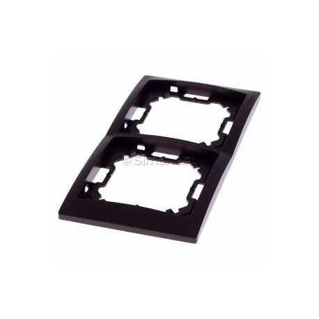 Simon Basic Neos ramka 2-krotna BMRC2/47 brązowa