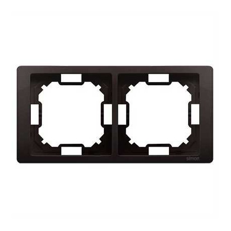 Simon Basic Neos ramka 2-krotna BMRC2/47 brązowa