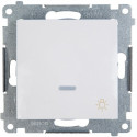 Simon54 Light button with illumination DS1L.01/11 white